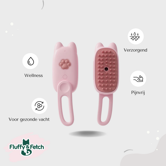 BeautyBrush 3-in-1 Electric Steam Brush for Cats & Dogs