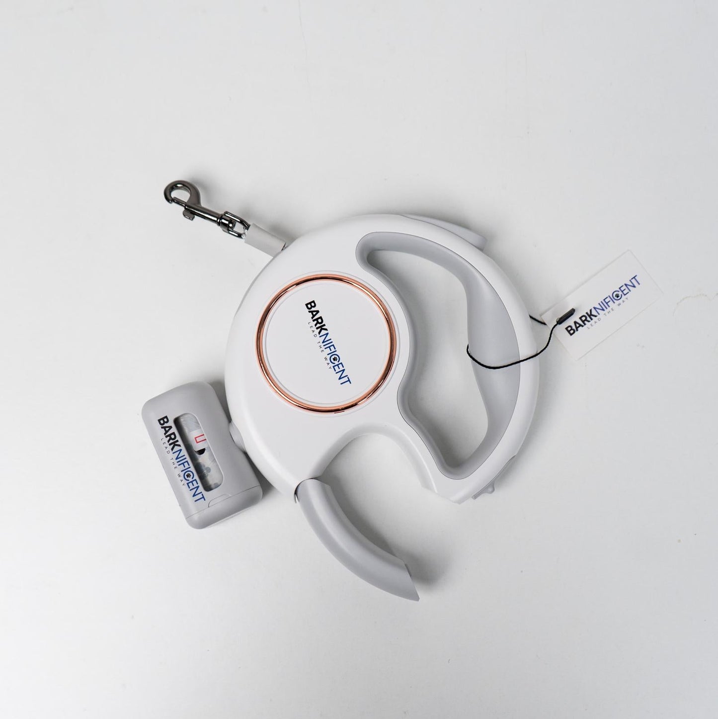 Multifunctional dog leash with LED