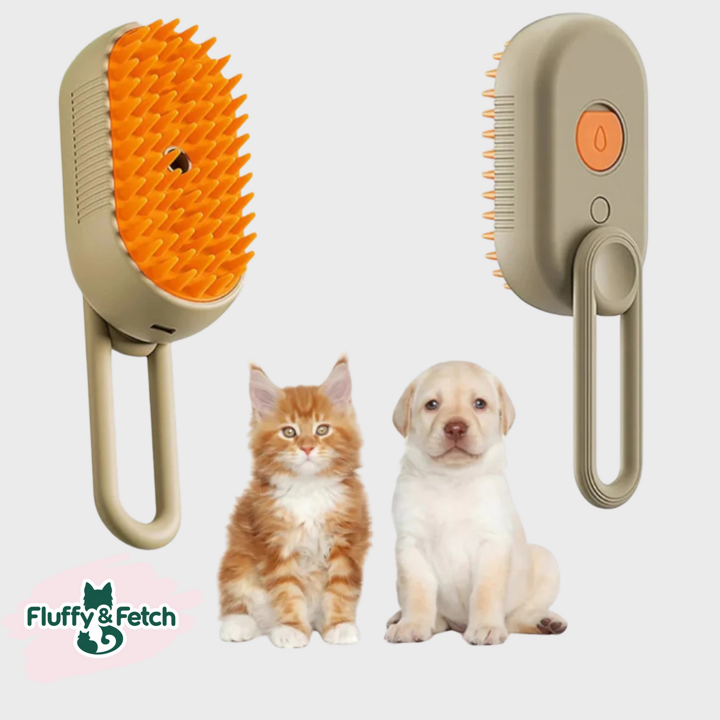 BeautyBrush 3-in-1 Electric Steam Brush for Cats & Dogs