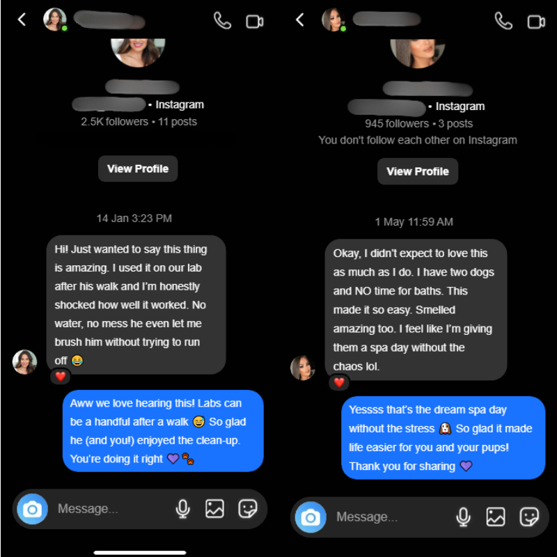 FreshFur Shower Brush + Bathing Solution