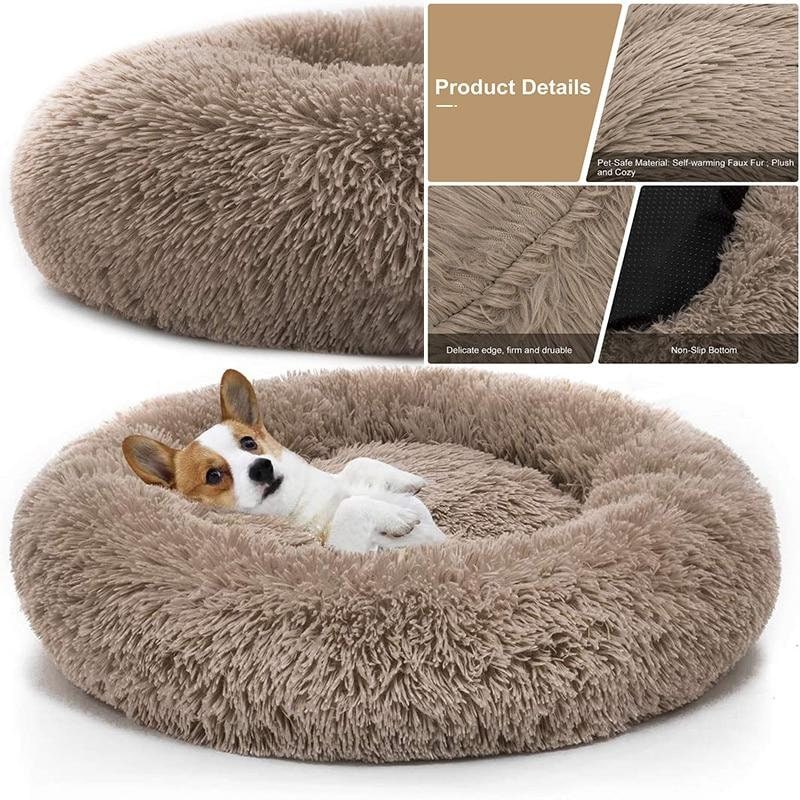 Anti-Stress Orthopedic Donut Bed for Pets