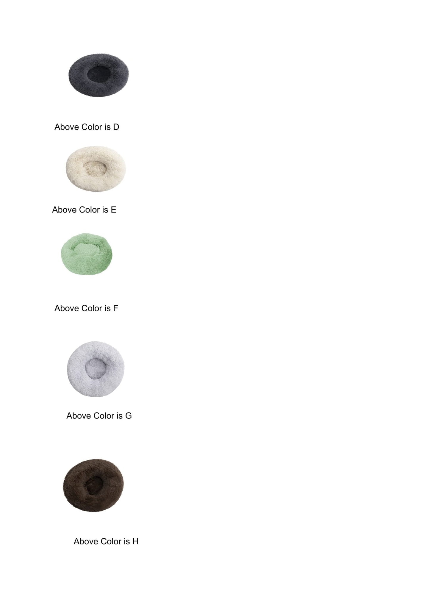 Anti-Stress Orthopedic Donut Bed for Pets